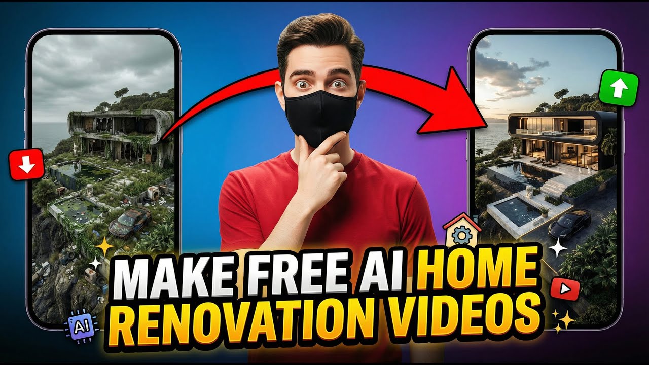 How to Create AI Short Videos 2026 | Viral Home Renovation Before After Timelapse Using AI