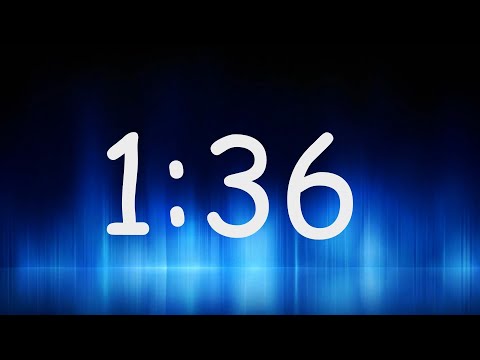 1:36 Minutes Timer / Countdown from 1min 36sec