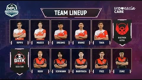 BIGETRON ALPHA VS GEEK FAM ID Highlight. ONE ESPORTS MPL INVITATIONAL 2020 Group Stage day 1