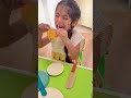 Pretend Play in the Toy Kitchen