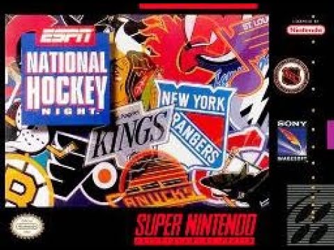Super Nintendo Longplay - ESPN National Hockey Night