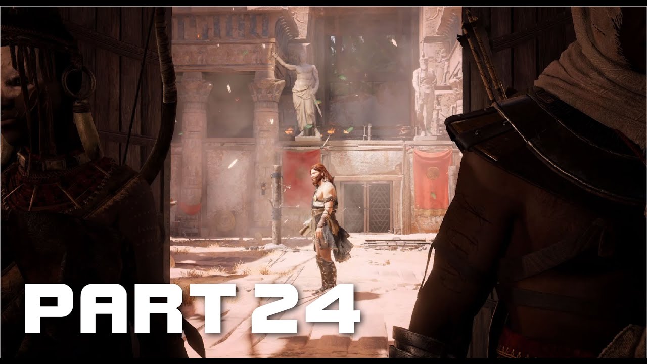 Assassins Creed Origins: Nightmare Part 24 KROKODILOPOLIS ARENA (Main Quest+Grinding)