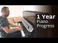 Adult Piano Progress  - 1 Year of Practice