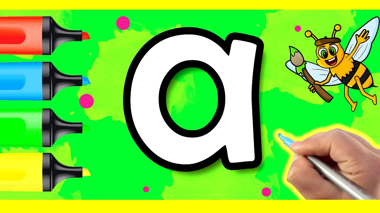 Como dibujar la letra a minúscula _How to make the letter a - YouTube