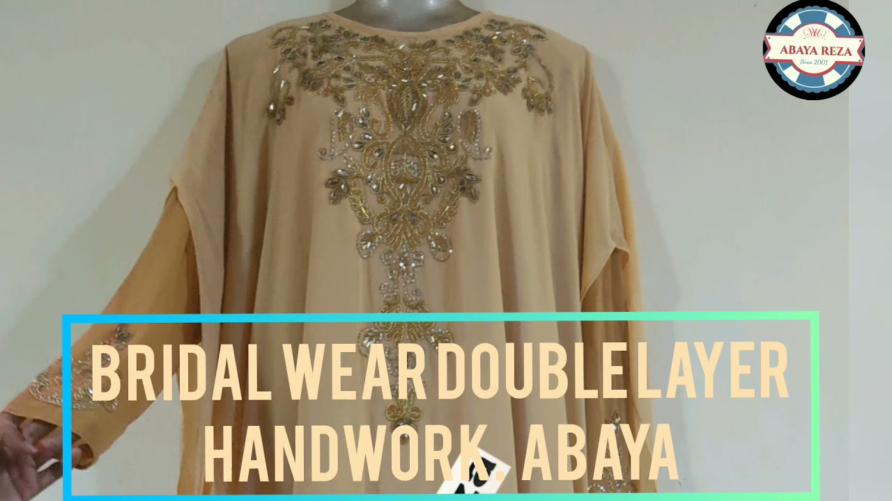 double layer beautiful Abaya burqa 