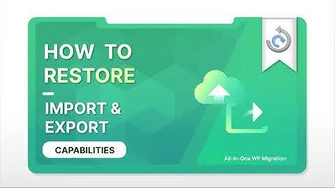 Fix missing Export/Import pages in Access All-in-One WP Migration Plugin