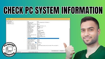 How to Check PC System Information on Windows