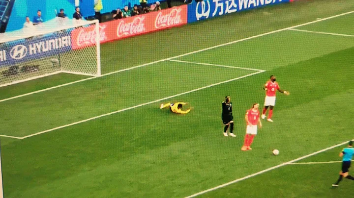 Michael lang straight Red Card against Sweden 90+4