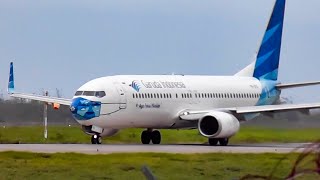 8 MINUTES of SUPER CLOSE UP TAKEOFFS and LANDING | YIA Plane Spotting