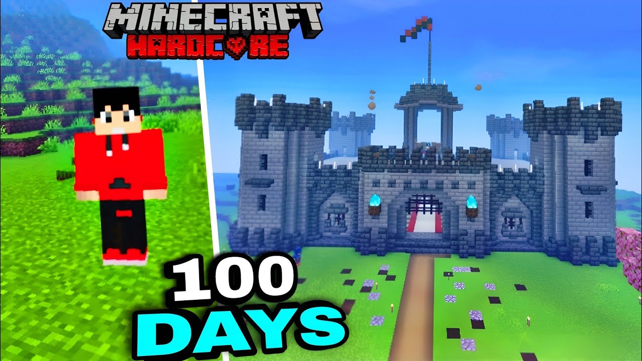 I Survived 100 DAYS in Minecraft HARDCORE world 🔥 video - YouTube