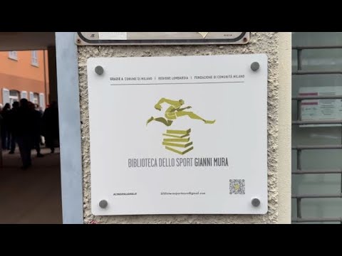 Video Milano, inaugurata la prima Biblioteca dello Sport dedicata a Gianni Mura