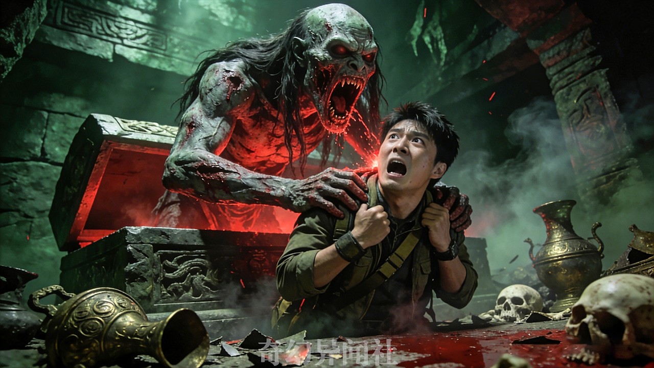 Король Кровавых Трупов пробуждается в древней гробнице! Расхитительница гробниц пожирается.