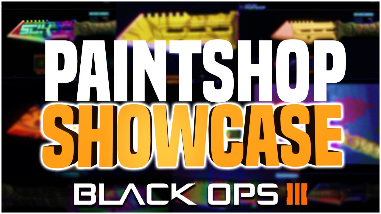 Black Ops 3 - Knife Paintshop Showcase! (Best Custom Camos)