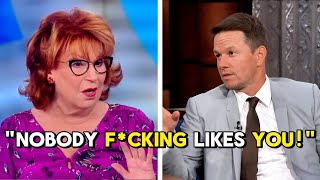 Mark Wahlberg HUMILIATES Joy Behar LIVE On The View After Fiery Clash
