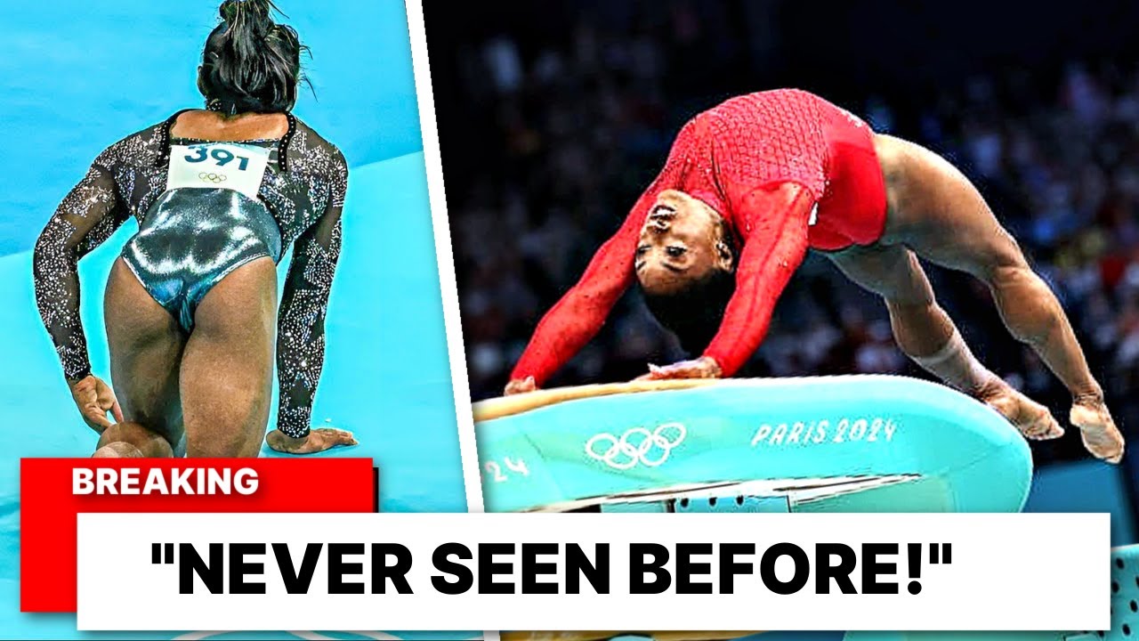 Vault Routine Simone Biles JUST MADE OLYMPIC HISTORY With Her VAULT ROUTINE! - YouTube