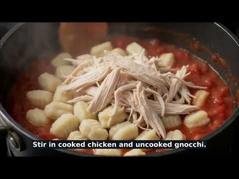 Gnocchi di Pollo al Forno (Baked Chicken and Gnocchi Casserole) recipe video thumbnail