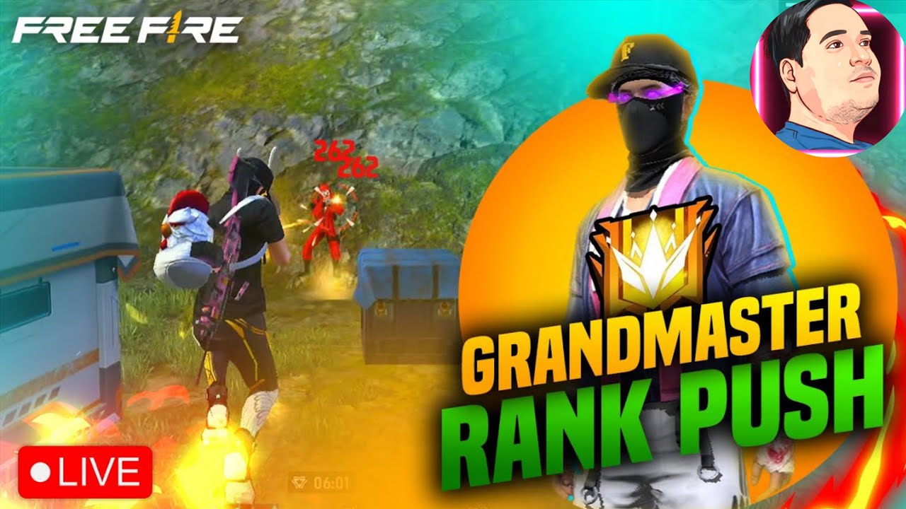 Free fire max grandmaster rank push Live|free Fire max grandmaster Live ...