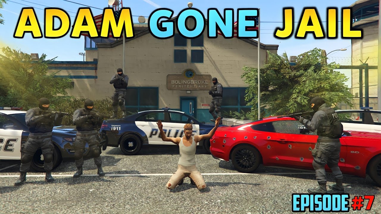 Adam Gone Jail | Gta x Freefire In Telugu | Episode 7