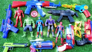 Hunting Tembak Tembakan Spiderman Gun, Capten Amerika Gun, shotgun,Assult Rifle, Ak47, Nerf Shotgun