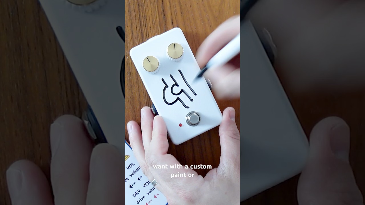 Can you design your own pedal? 