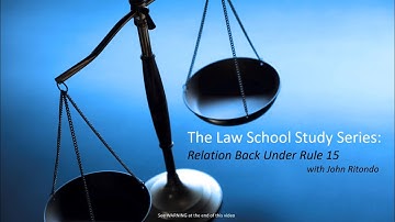 Relation Back Under Rule 15 #relationback #amendments #lawschool #rule15 #pleading