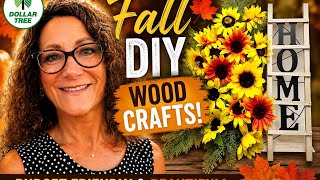 EVERYONE Is Crafting With Dollar Tree Wood Items  Fall DIY Crafts