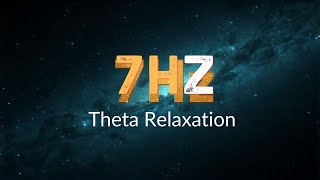 7Hz | 자는 동안 세타파 이완 | Theta Relaxation 6시간 힐링