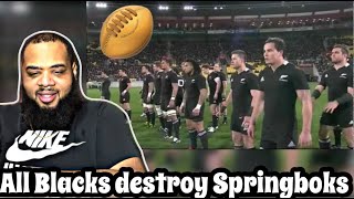 All Blacks Demolished Springboks | REACTION