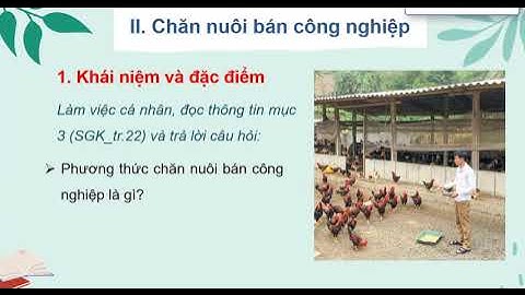 Giáo án powerpoint Công nghệ chăn nuôi 11 Cánh diều