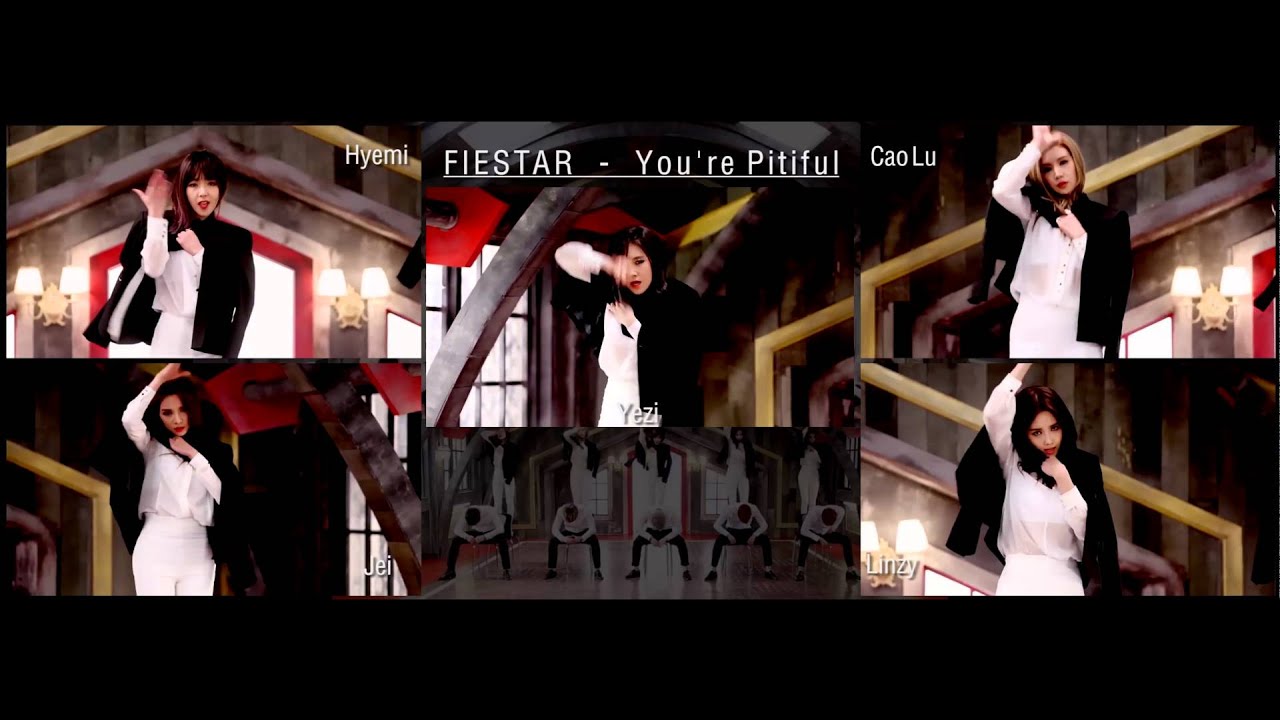 FIESTAR - You're pitiful [DANCE eyes contact Ver. All member] - YouTube