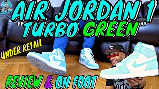 Air Jordan 1 Turbo Green Under Retail Unboxing Review & Best On Foot