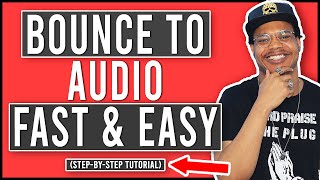 How To Bounce A Track To Audio In Studio One (Step-By-Step Tutorial)