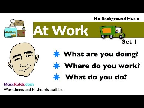Talk About Jobs (at work) - Questions | Mark Kulek - ESL