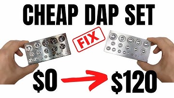 Cheap Dapping Set FIX  Turn an Ebay Dapping Block into a professional quality tool