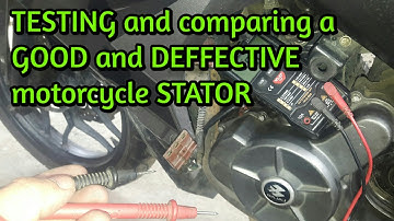 How to TEST & DIAGNOSE a motorcycle STATOR #motorcycle