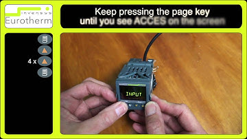 Cold start tutorial on a Eurotherm 3200 Controller