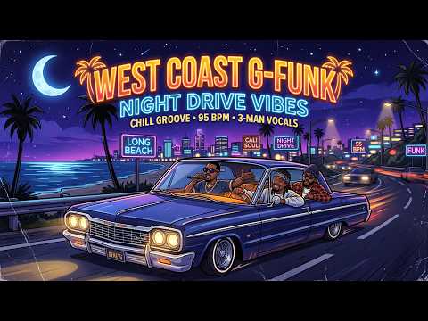 chill rap 30min - west coast gfunk night drive vibes vol.6 - YouTube