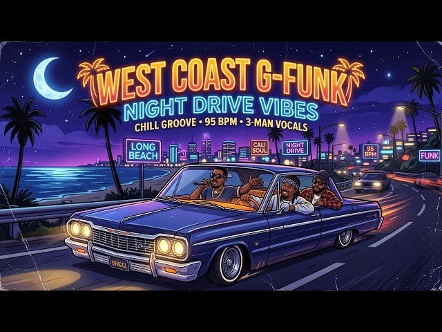 chill rap 30min - west coast gfunk night drive vibes vol.6 - YouTube