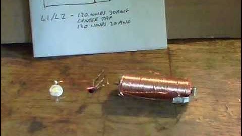 Part 3: AA batt as a Joule Ringer core