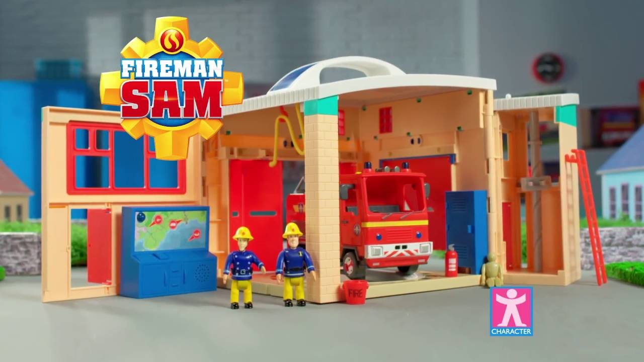 fireman sam fire station rescue set