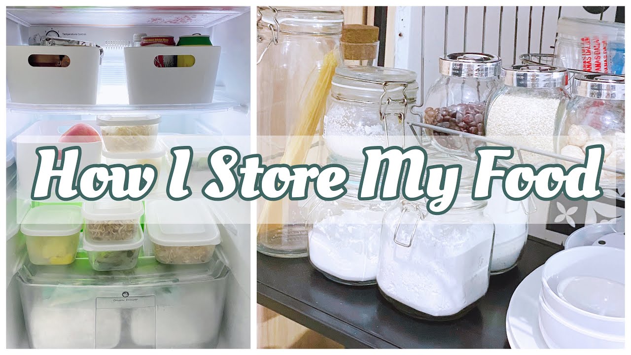 How I store My Food | Decluttering and Organizing Food Storage (2020