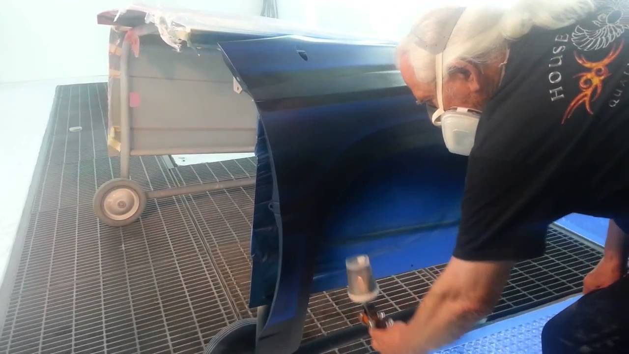 Technique in Spraying Rainbow Pearl and Spray Overlap House of Kolor