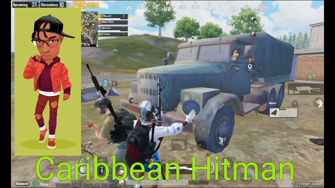 PUBG caribbean hitman claim 19 for victory dinner chicken curry duck too da max WIN victory