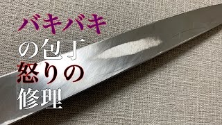 恐怖の傷包丁