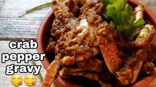 crab pepper gravy | crab pepper masala | nandu milagu masala |seafood recipe | food channel by rini