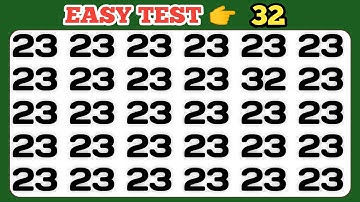 Challenge Your Vision: Spot the Odd Numbers in this Puzzle Quiz!