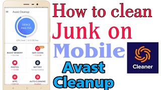 How To Clean Junk on android mobile/ Avast Cleanup Junk Remove screenshot 2