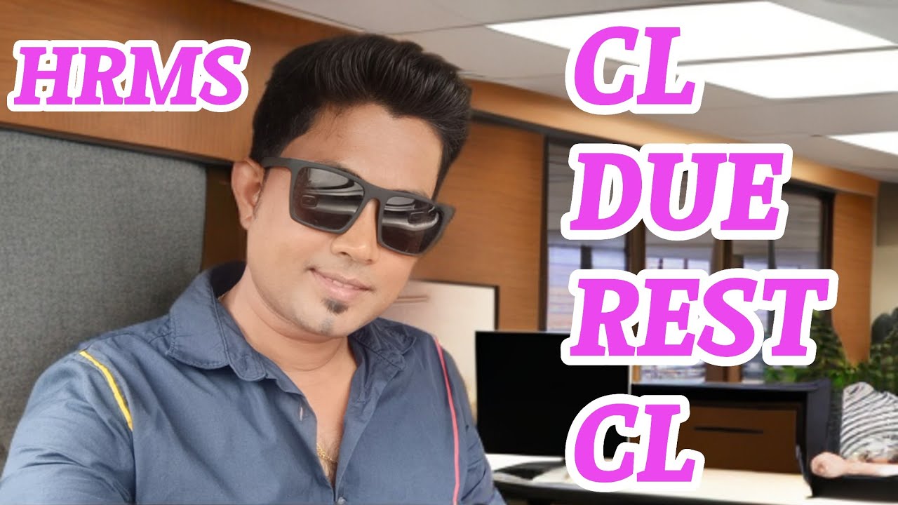 HRMS se CL including due rest kaise apply kare - YouTube