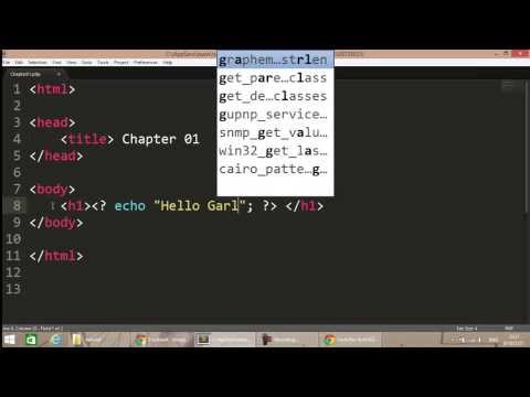Chapter01 - การแทรกคำสั่ง PHP ในเอกสาร HTML