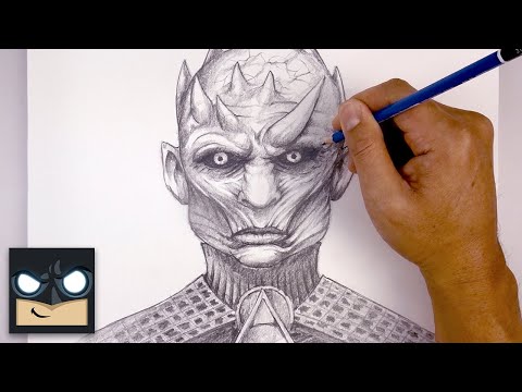 How To Draw The Night King | Game of Thrones Sketch Tutorial